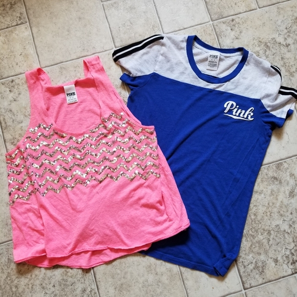 PINK Victoria's Secret Shirt Bundle - Picture 1 of 4